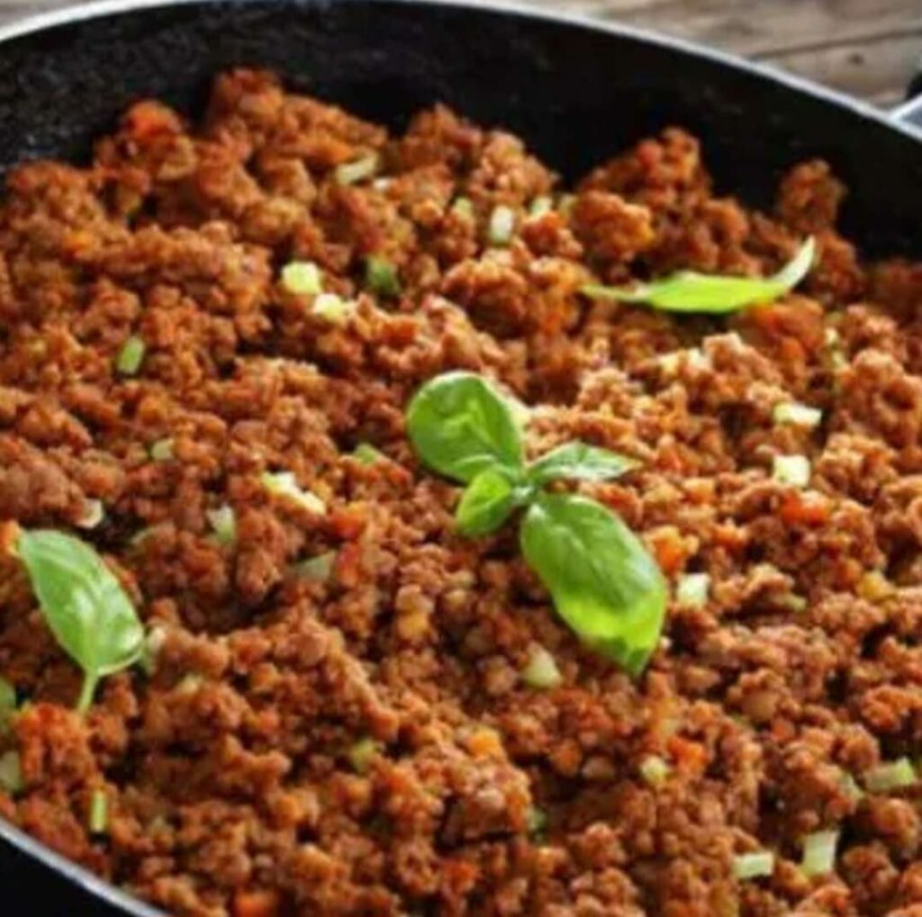 Carne Moída Refogada